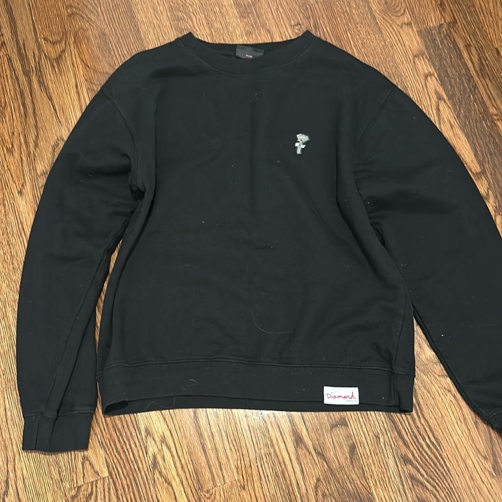 Diamond Supply Co, Boys, Black Crewneck, Size M